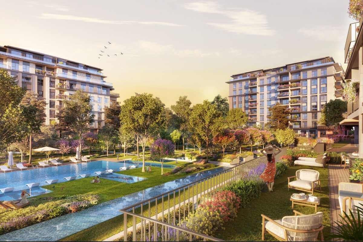 Prestigious Green Apartments for Sale Sariyer