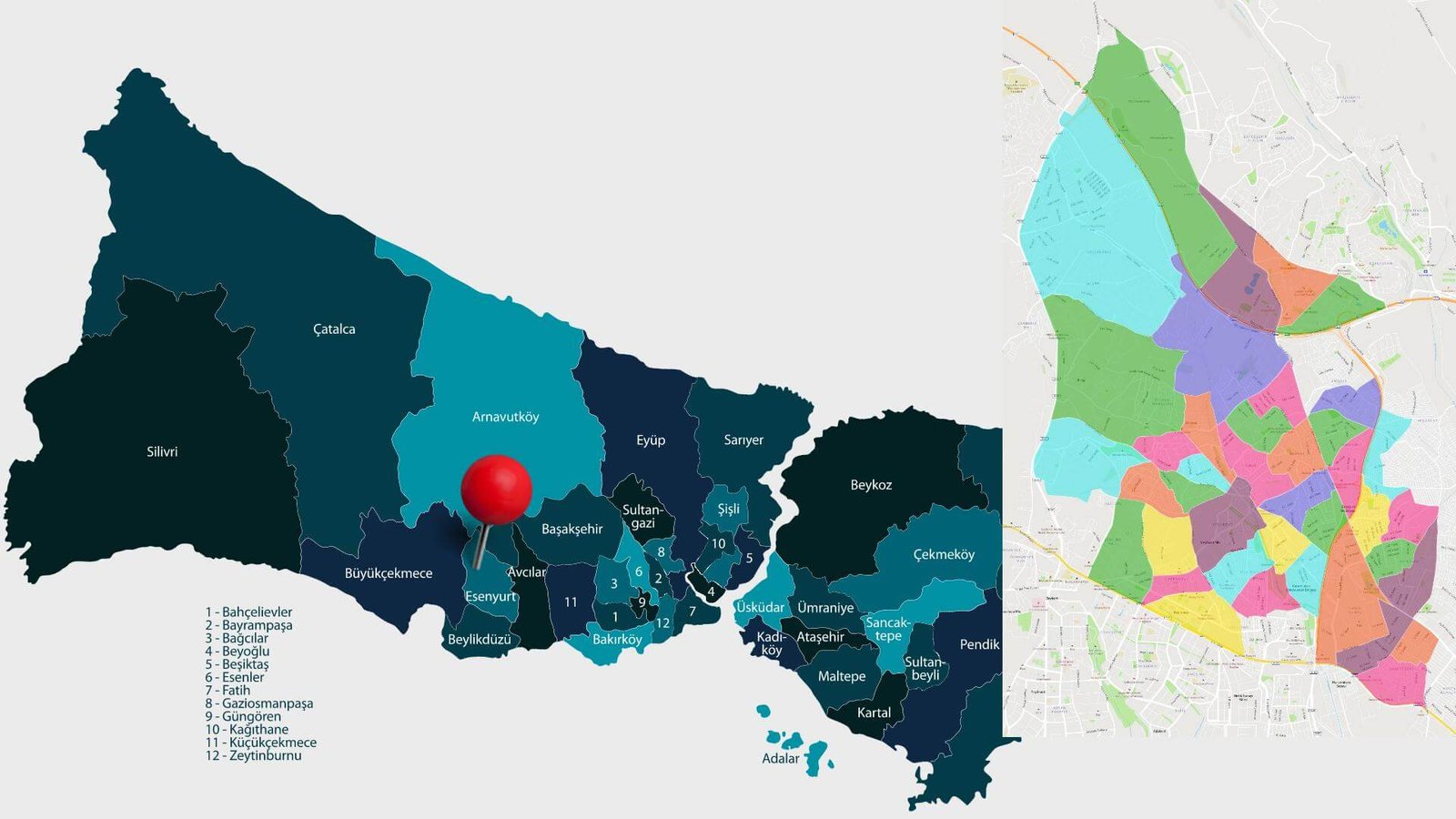 Esenyurt Map