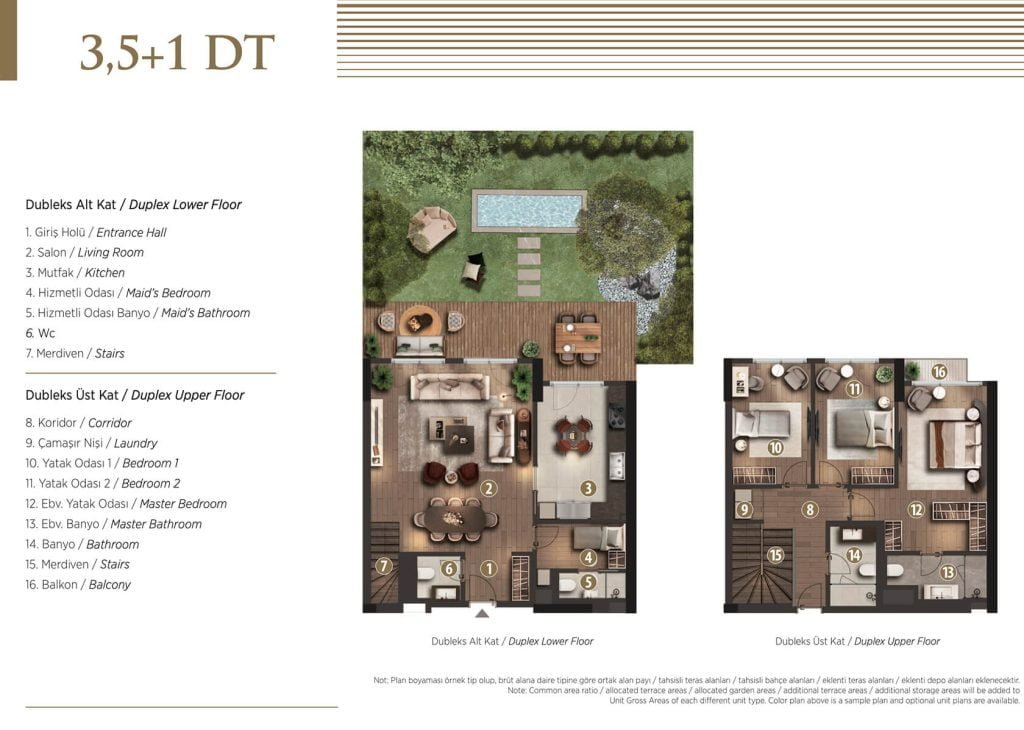 Referans Gokturk Floor Plan 3.5+1