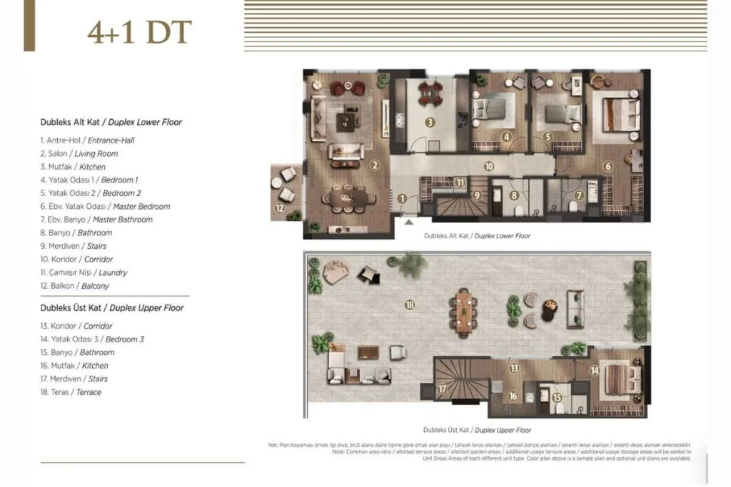 Referans Gokturk Floor Plan 4+1
