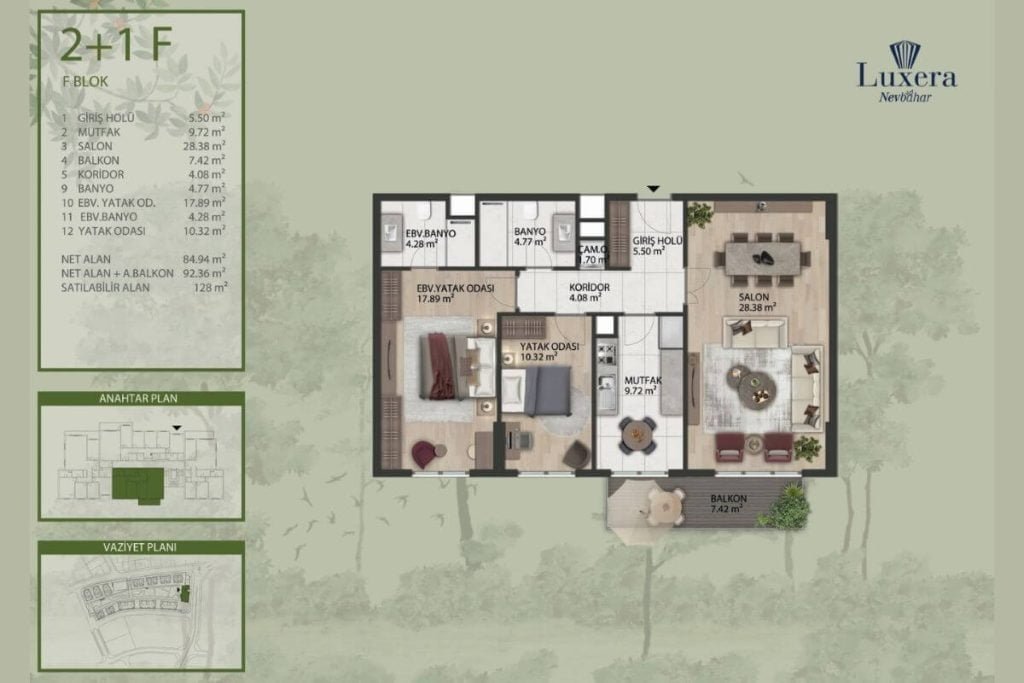 Luxera Nevbahar Floor Plan