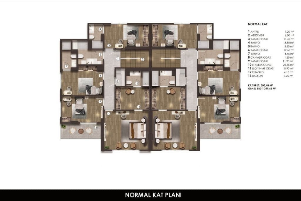 Lotus Manzara Villa Floor Plan