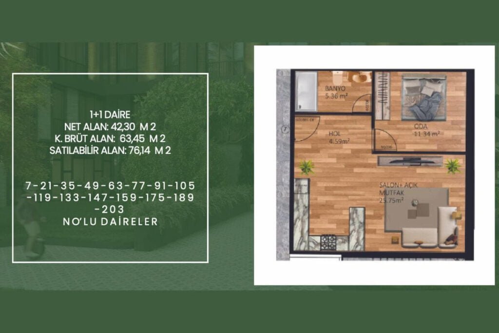 JB Prestige Yeni Levent Floor Plan