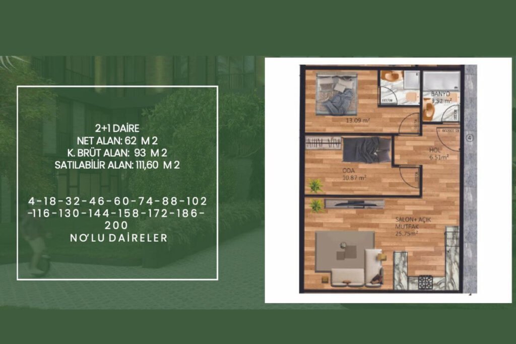 JB Prestige Yeni Levent Floor Plan