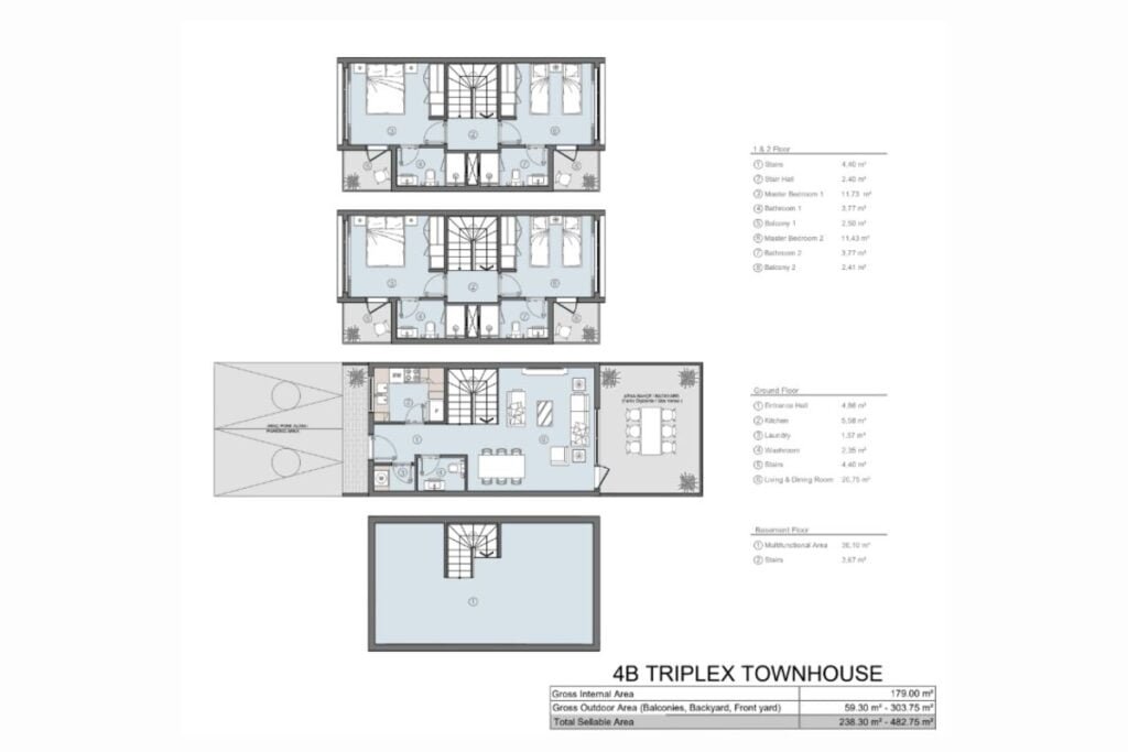 Sylvana Istanbul 4B Triplex Town House