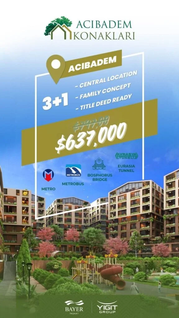 Acibadem Konaklari 3+1 Campaign