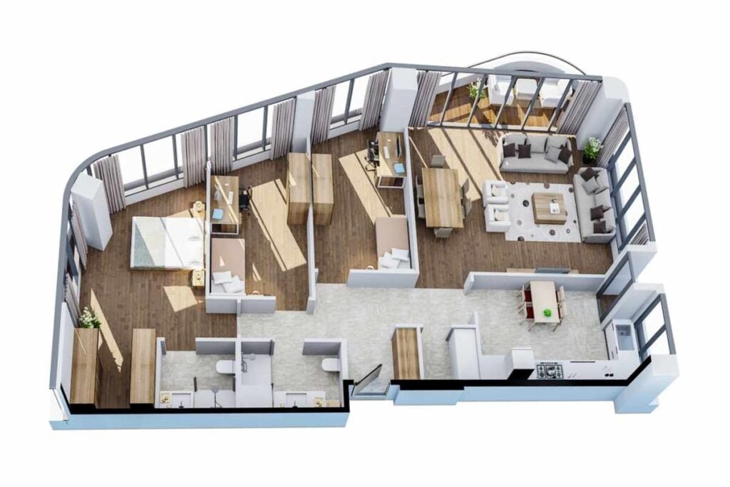 We Istanbul 3+1 Floor Plan