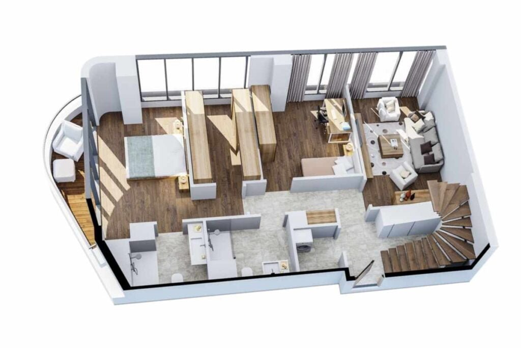 We Istanbul 4+1 Floor Plan