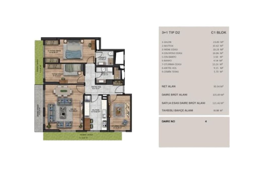 Kirlangic Evleri Beylikduzu Floor Plan