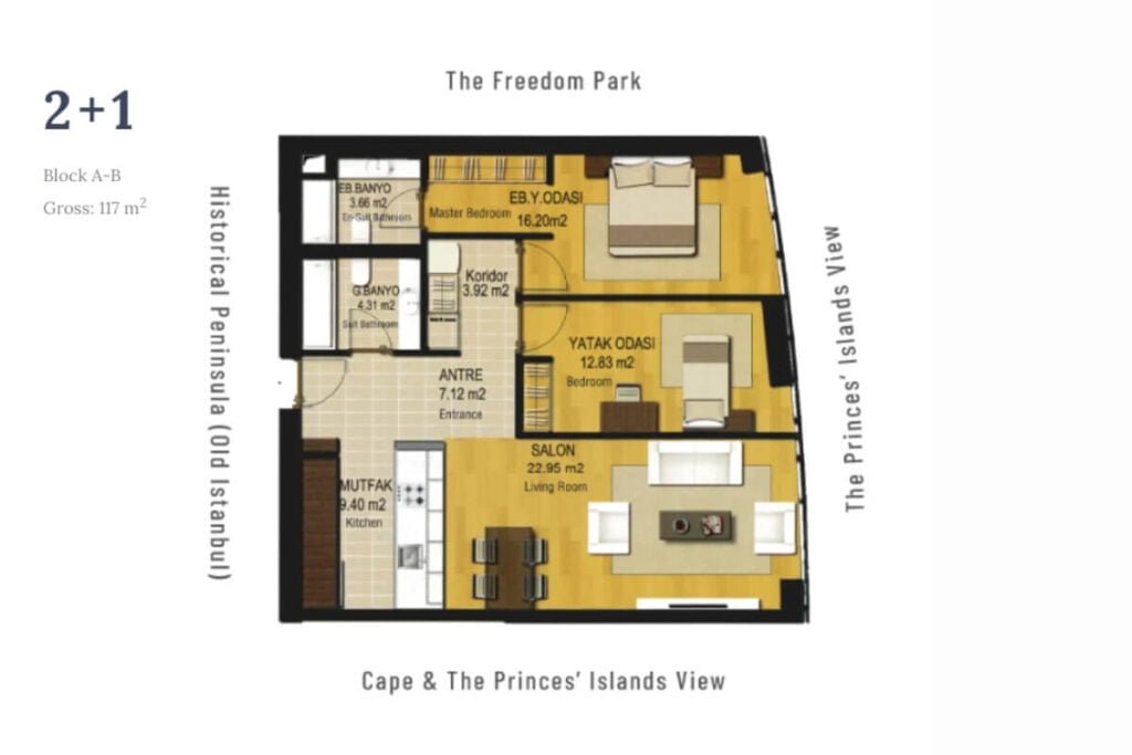 Four Winds Floor Plan 2+1