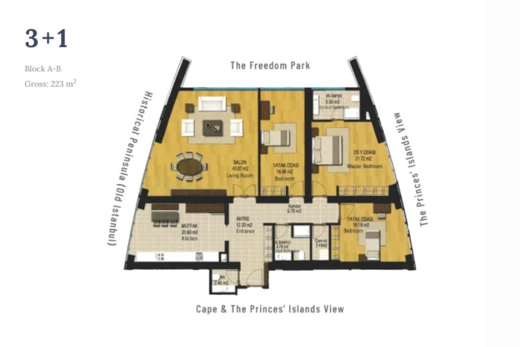 Four Winds Floor Plan 3+1