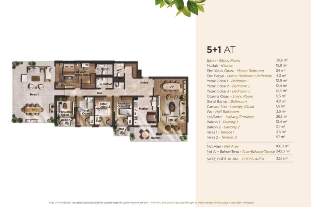 Referans Beylikduzu Floor Plan