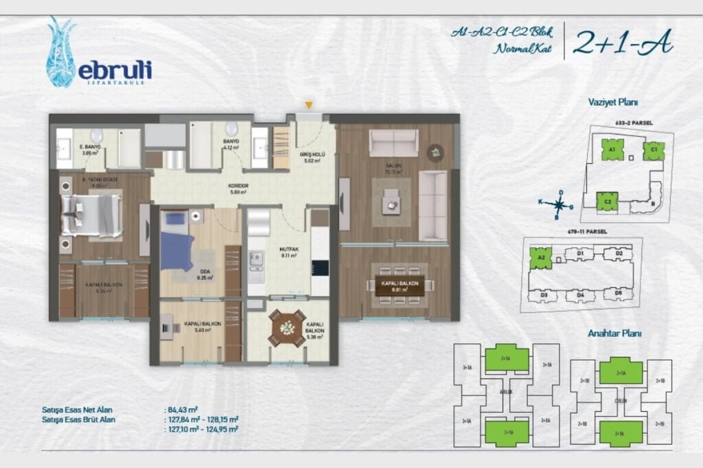 Ebruli Ispartakule Floor Plan