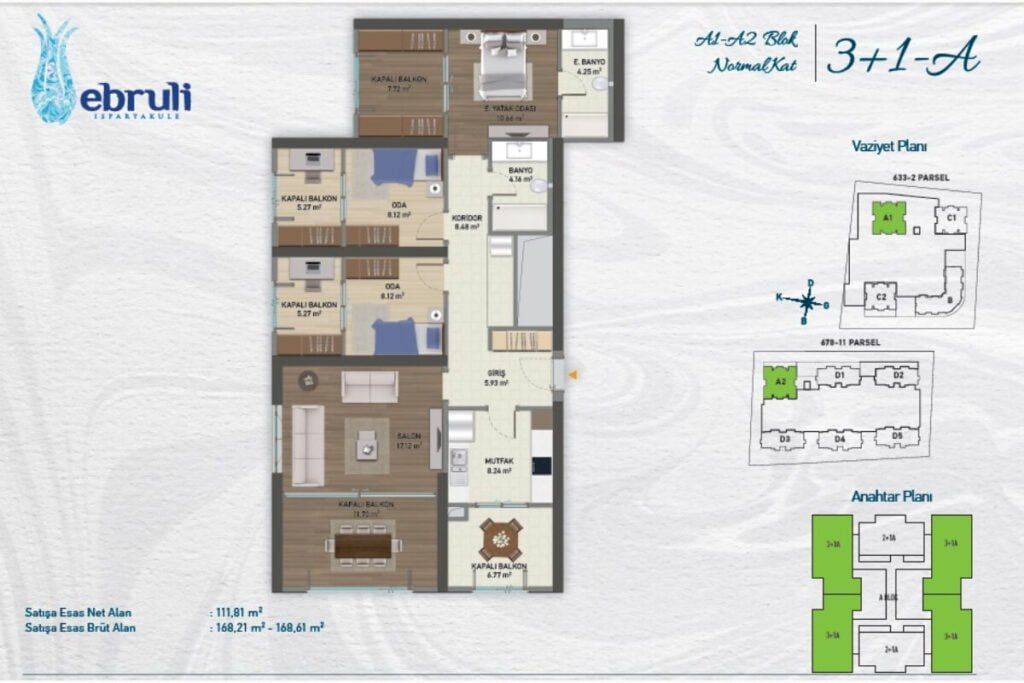 Ebruli Ispartakule Floor Plan