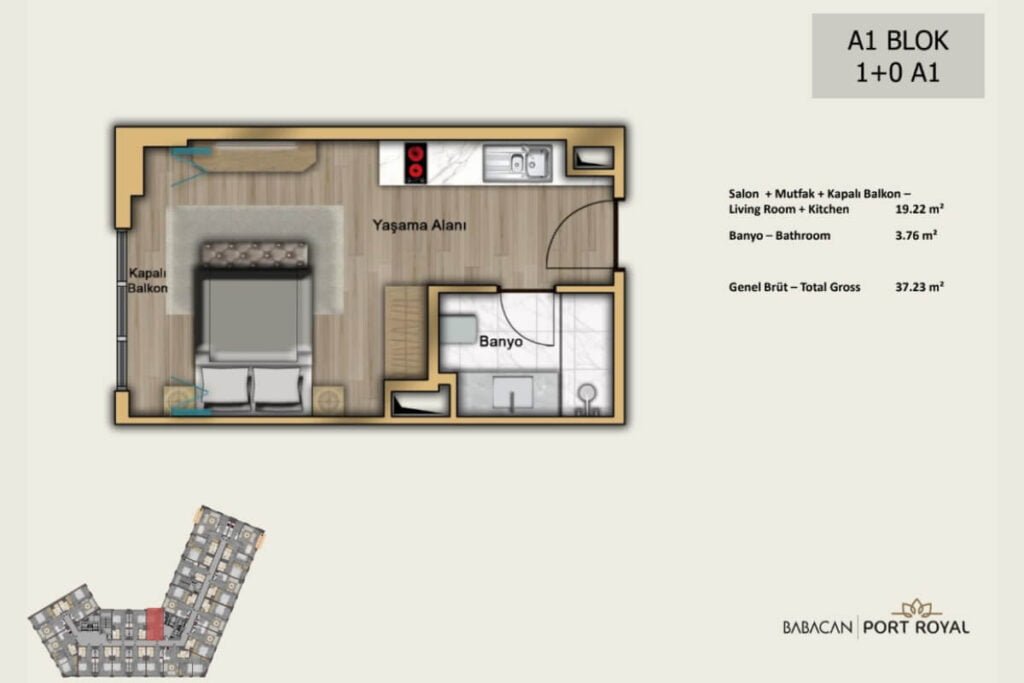 Babacan Port Royal Floor Plan