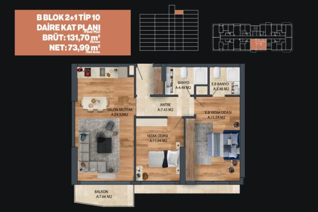 Empire Sea Beylikduzu Floor Plan