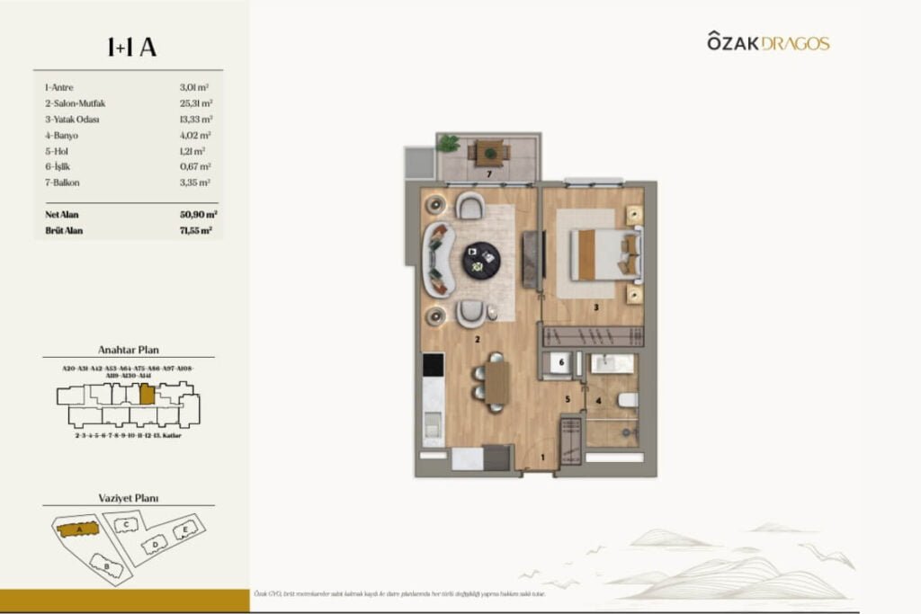 Ozak Dragos Floor Plan