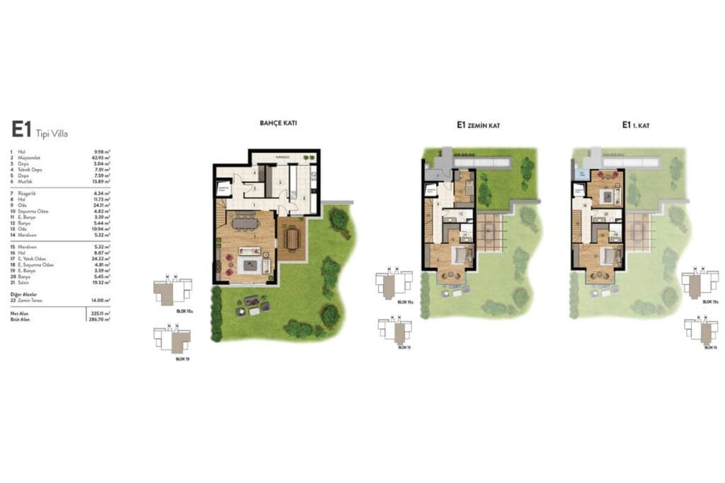 Riva Dusler Vadisi Floor Plan