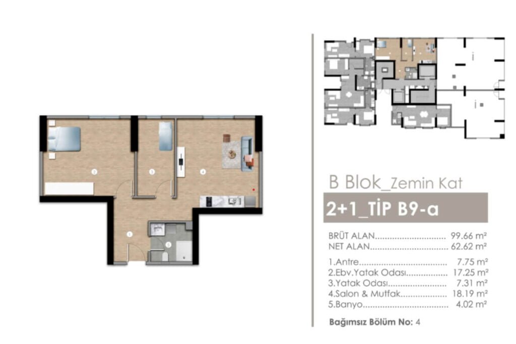 Mari Vadi Evleri Floor Plan