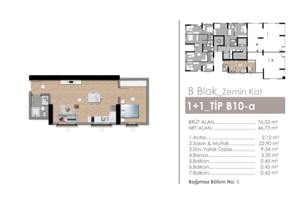 Mari Vadi Evleri Floor Plan