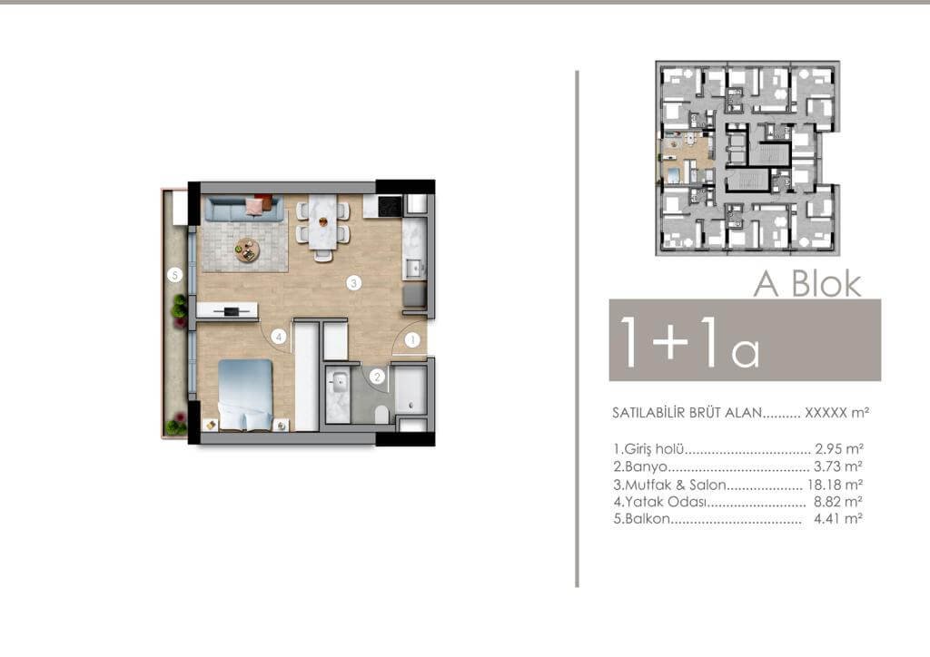 Mari E5 Kagithane Floor Plan