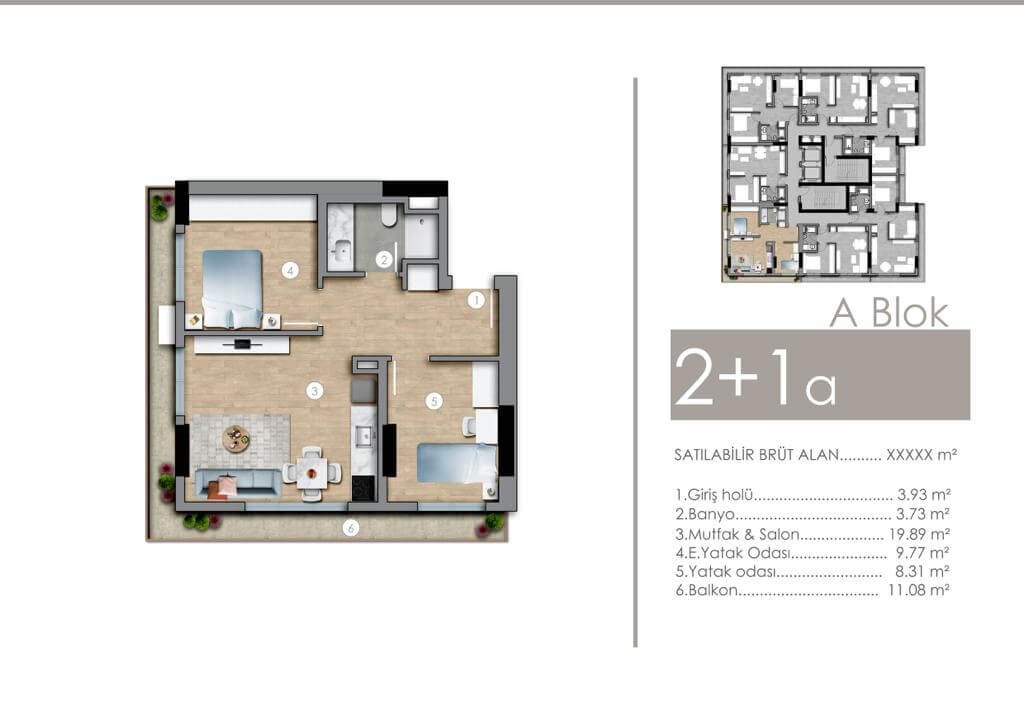 Mari E5 Kagithane Floor Plan