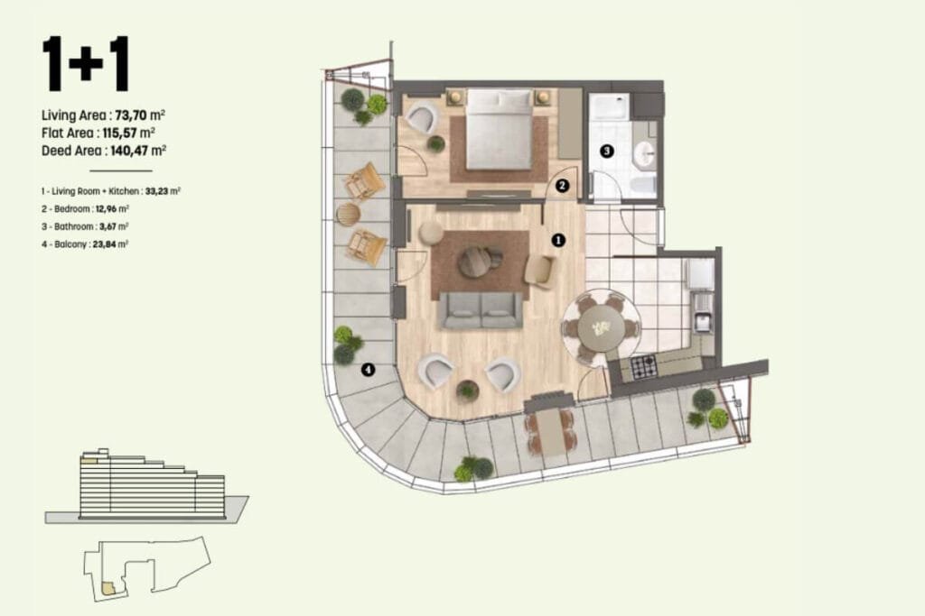 Qadraj Pendik Floor Plan