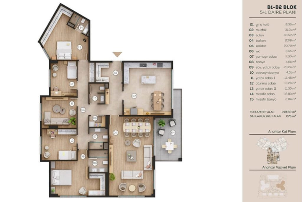 Feza Park 1 Floor plan