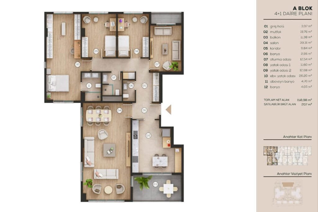 Feza Park 1 Floor plan