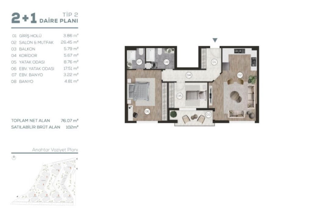 Feza Park 2 Floor Plan