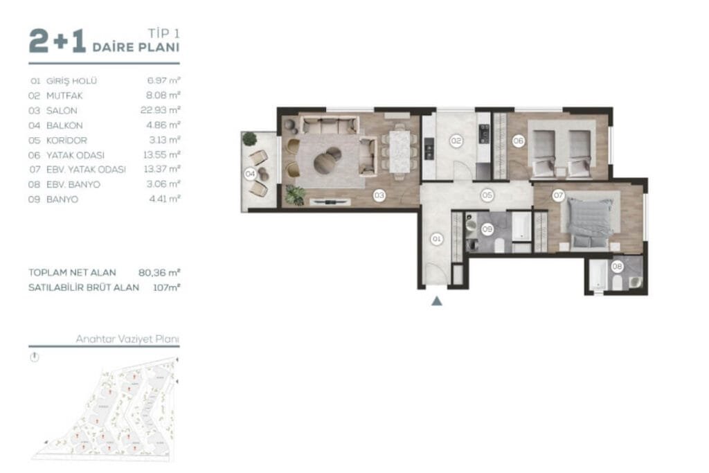 Feza Park 2 Floor Plan