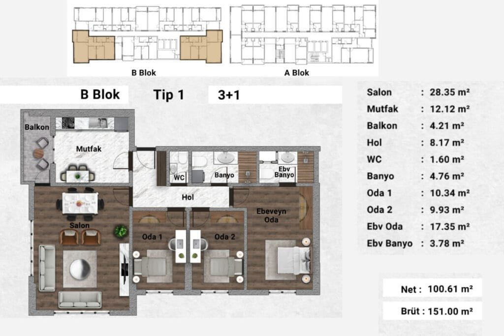 Venara Gunesli Floor Plan