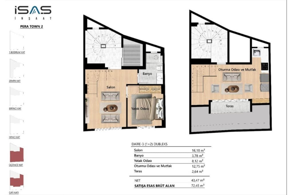 Pera Town 2 Floor Plan