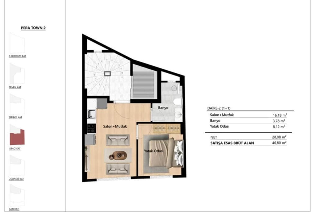 Pera Town 2 Floor Plan