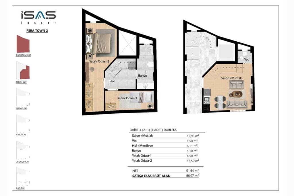 Pera Town 2 Floor Plan