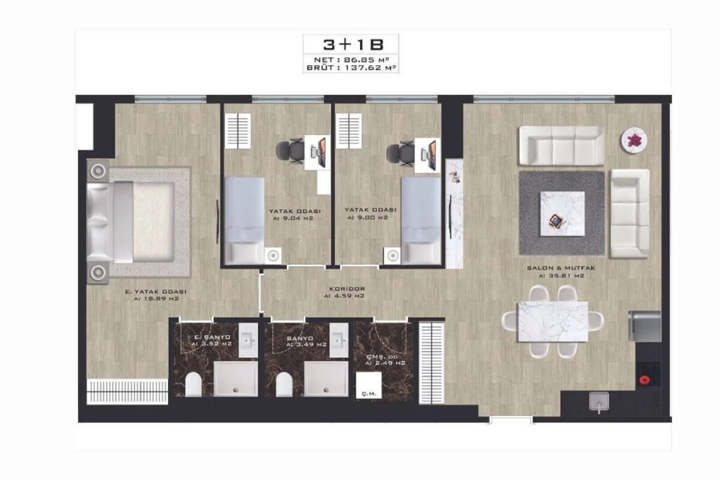 Mina Towers Floor Plan
