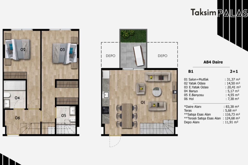 Taksim Palas Floor Plan