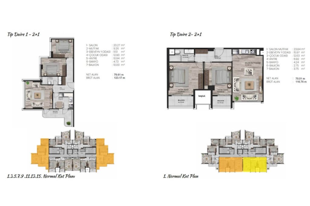 Kilic Life Maslak Floor Plan