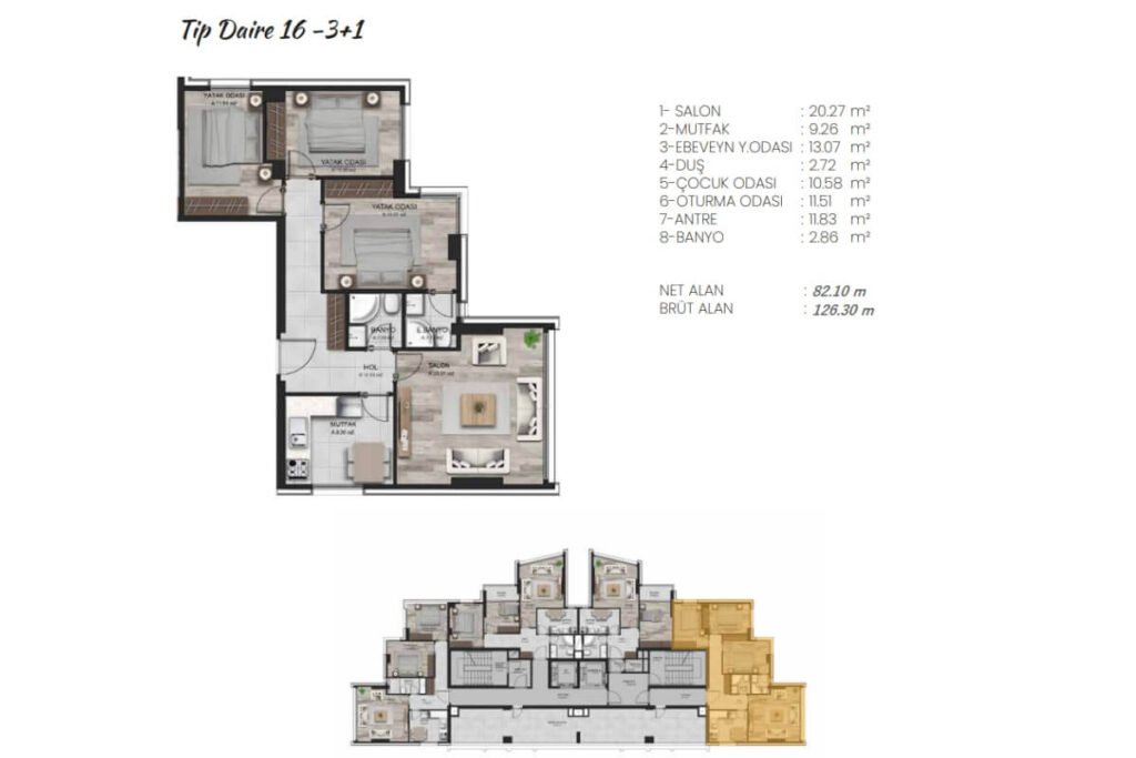 Kilic Life Maslak Floor Plan