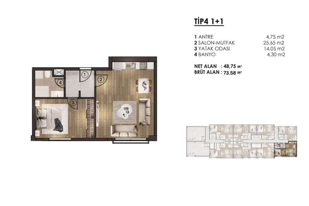 Kilic Vadi Beylikduzu 12 Kilic Life Beylikduzu Floor Plan