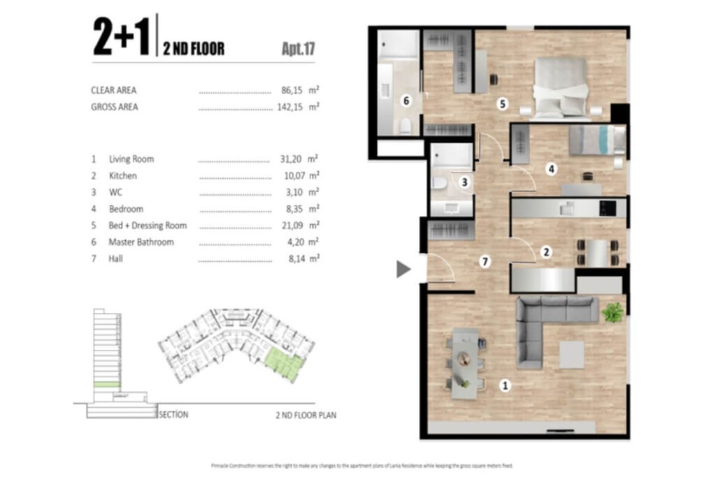 Lania Residence Bagcilar Floor Plan