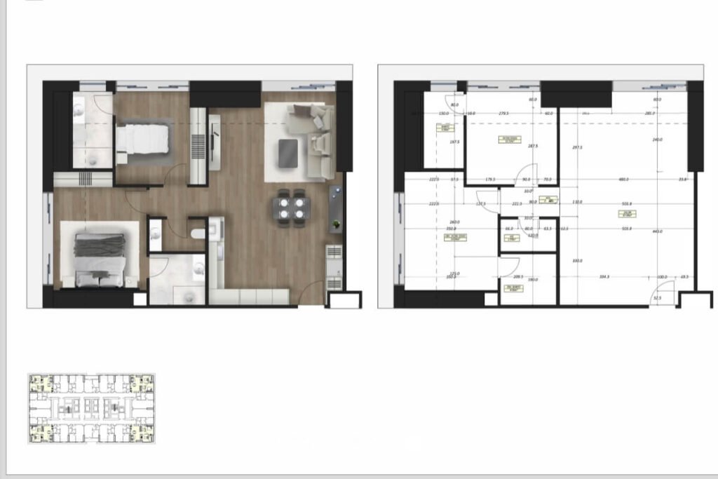 Tasyapi Sisli Floor Plan 2+1