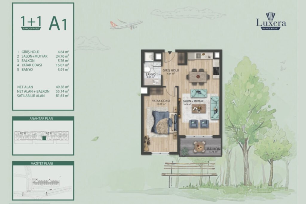 Luxera Bahce Port Floor Plan