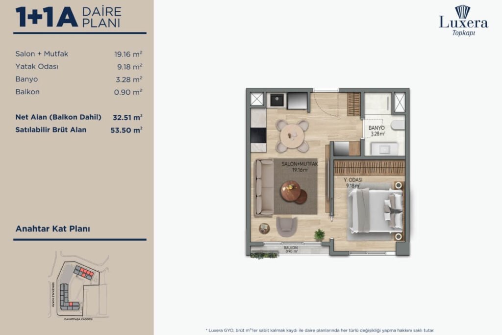 Luxera Topkapi Floor Plan