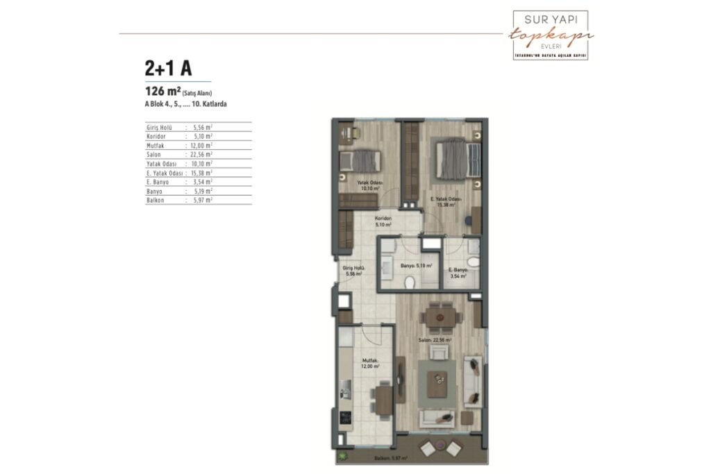 Sur Yapi Topkapi Floor Plan