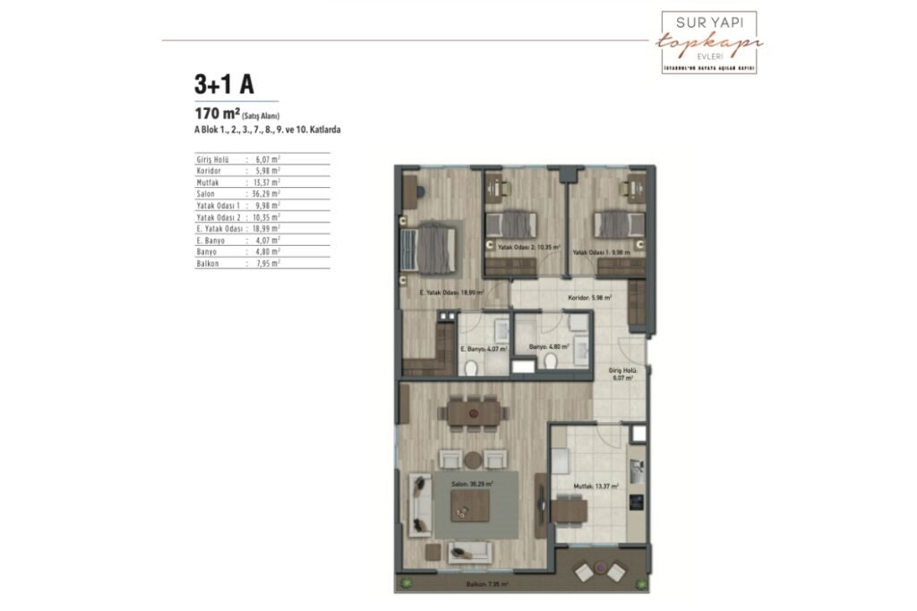 Sur Yapi Topkapi Floor Plan