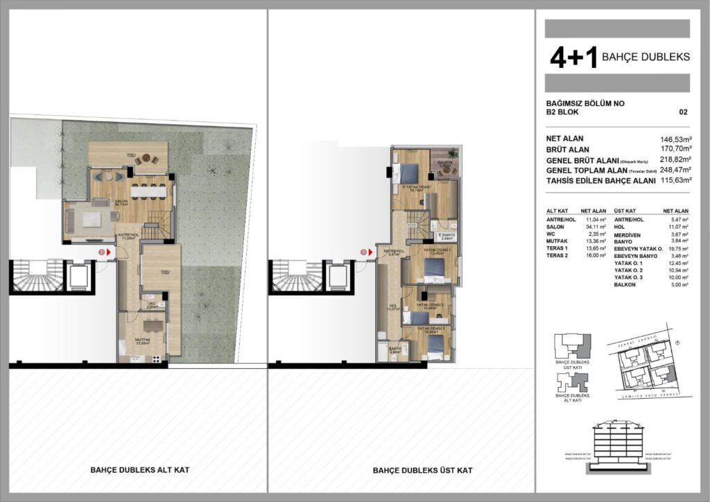 Mercury Cengelkoy 4+1 Floor Plan