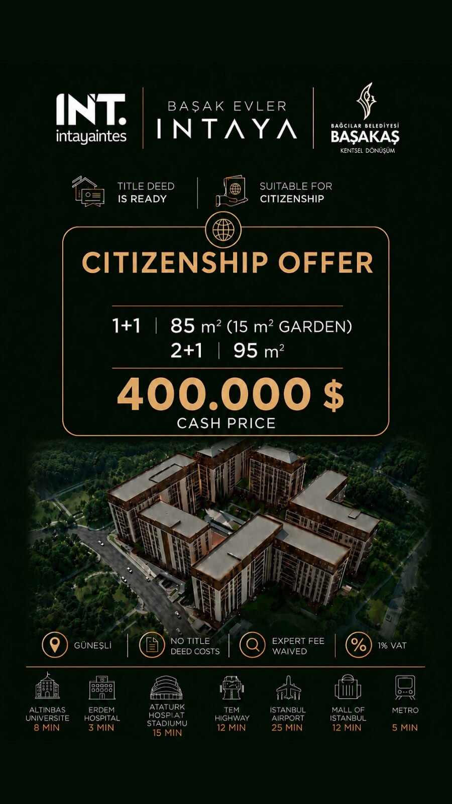 Basaksehir Evleri Intaya