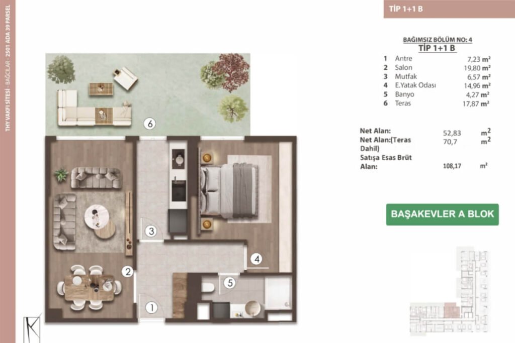 Basaksehir Evleri Intaya FLoor Plan