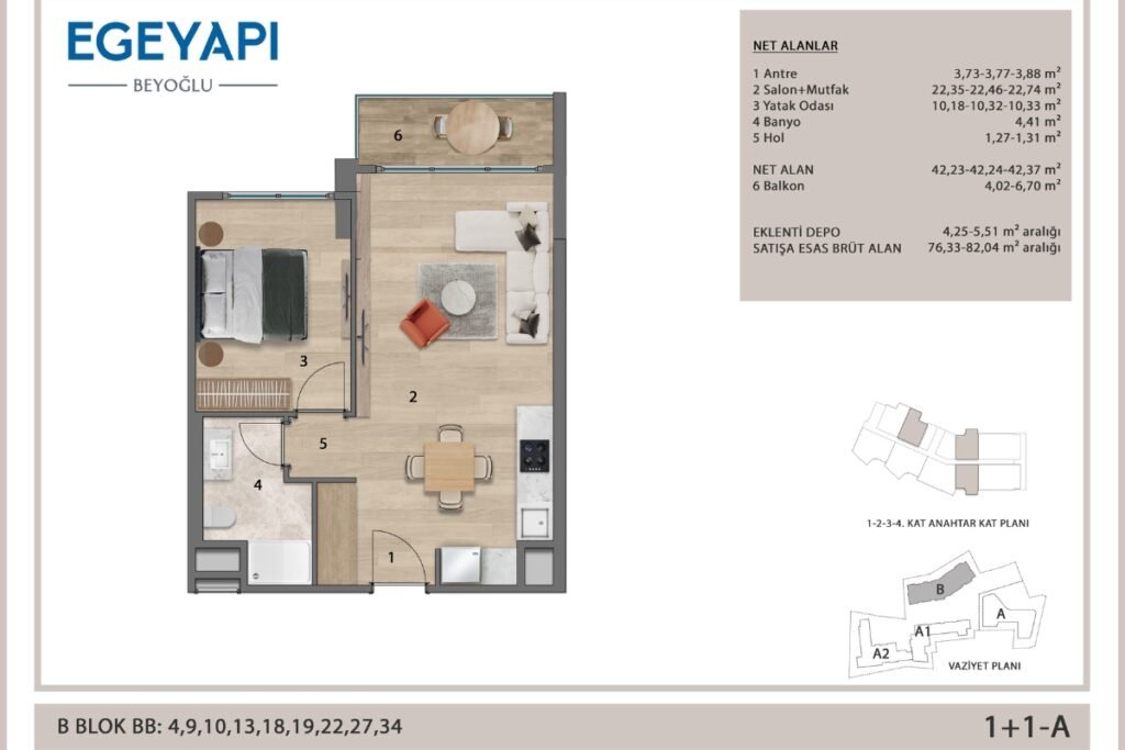 Ege Yapi Beyoglu Floor Plan